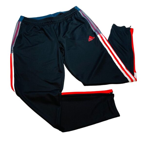 adidas Pants - Adidas Aeroready Tiro 19 Track Pants Womens L Black Training Soccer Zip Ankle